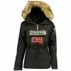 Geographical Norway Parka Enfant Bridget New Manteaux Couleur Noir