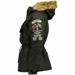 Geographical Norway Parka Enfant Bridget New Manteaux Couleur Noir -Geographical Norway Soldes 16888191 500 B