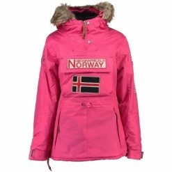 Geographical Norway Parka Enfant Bridget New Manteaux Couleur Rose
