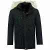 Geographical Norway Parka Homme Chalet Manteaux Couleur Bleu -Geographical Norway Soldes 16889549 500 A
