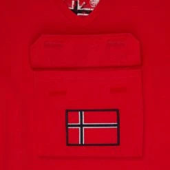 Geographical Norway JIRI T-shirts & Polos Couleur Rouge -Geographical Norway Soldes 16918958 500 D