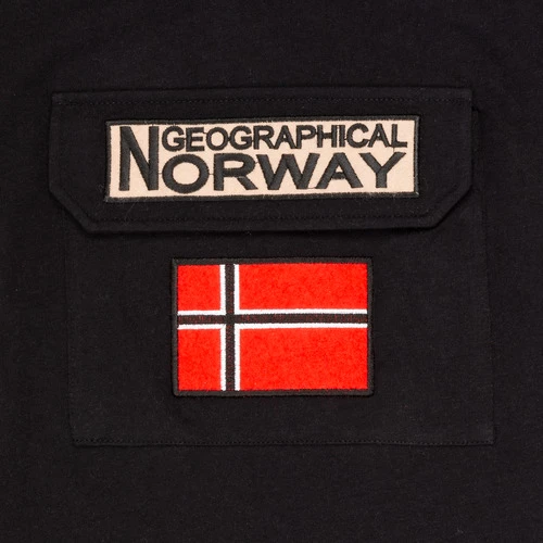 Geographical Norway JIRI T-shirts & Polos Couleur Noir 5 Geographical Norway JIRI T-shirts & Polos Couleur Noir – Image 3