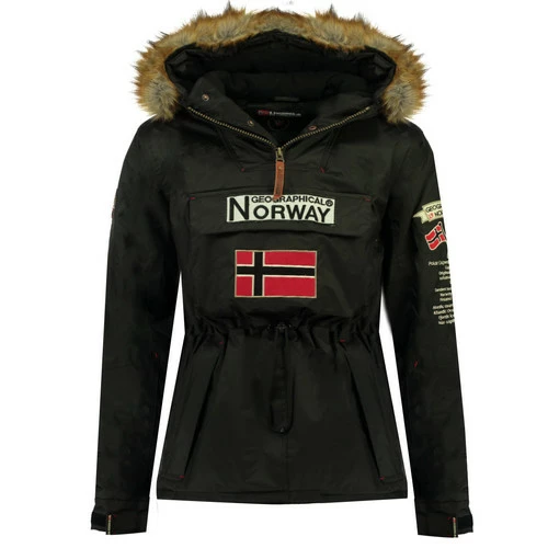 Geographical Norway BARMAN BOY Manteaux Couleur Noir 3 Geographical Norway BARMAN BOY Manteaux Couleur Noir