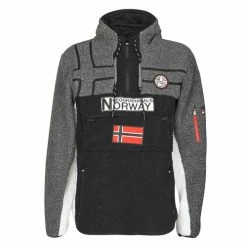 Geographical Norway RIAKOLO Sweats & Polaires Couleur Noir