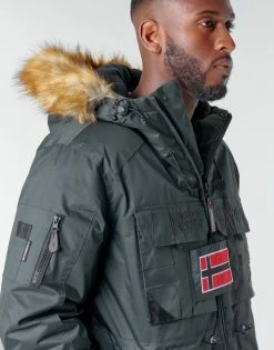 Geographical Norway BENCH Manteaux Couleur Gris Foncé -Geographical Norway Soldes 17787450 500 E