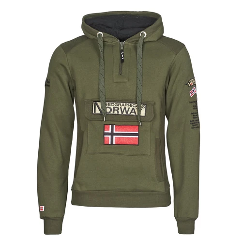 Geographical Norway GYMCLASS Sweats & Polaires Couleur Kaki 7 Geographical Norway GYMCLASS Sweats & Polaires Couleur Kaki – Image 5