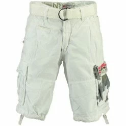 Geographical Norway Bermuda Homme Pasteque New Shorts & Bermudas Couleur Blanc