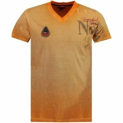 Geographical Norway Tshirt Homme Jadventure T-shirts & Polos Couleur Orange