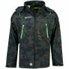 Geographical Norway Softshell Homme Techno Camo New Sweats & Polaires Couleur Bleu
