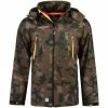 Geographical Norway Softshell Homme Techno Camo New Sweats & Polaires Couleur Kaki -Geographical Norway Soldes 18510013 500 A