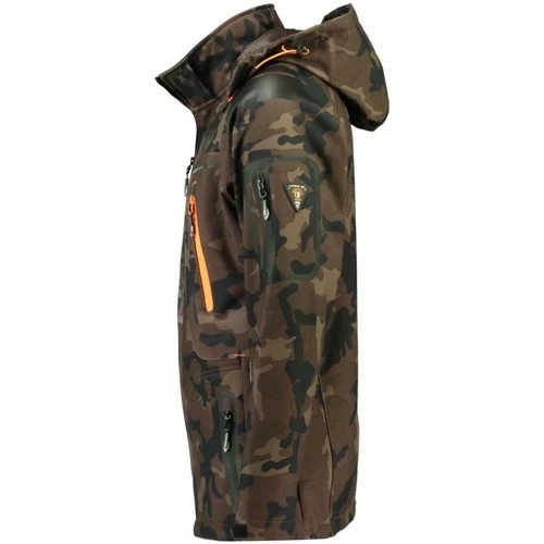 Geographical Norway Softshell Homme Techno Camo New Sweats & Polaires Couleur Kaki 4 Geographical Norway Softshell Homme Techno Camo New Sweats & Polaires Couleur Kaki – Image 2