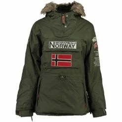 Geographical Norway Parka Femme Bridget Manteaux Couleur Kaki
