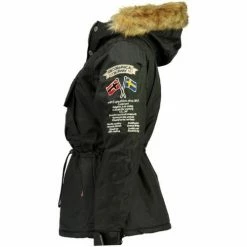 Geographical Norway Parka Femme Bridget Manteaux Couleur Noir -Geographical Norway Soldes 18514363 500 B