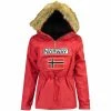 Geographical Norway Parka Femme Bridget Manteaux Couleur Rouge 1 Geographical Norway Parka Femme Bridget Manteaux Couleur Rouge -Geographical Norway Soldes 18514365 500 A