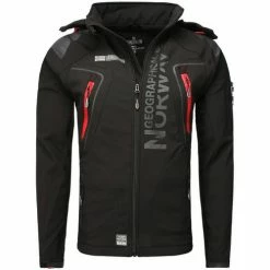 Geographical Norway Veste softshell Veste Techno noir Vestes Couleur Noir
