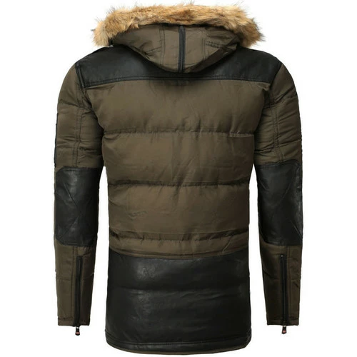 Geographical Norway Parka homme Parka Bussel vert kaki Vestes Couleur Vert 4 Geographical Norway Parka homme Parka Bussel vert kaki Vestes Couleur Vert – Image 2