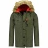 Geographical Norway Parka Homme Darwin Basic Manteaux Couleur Kaki 2 Geographical Norway Parka Homme Darwin Basic Manteaux Couleur Kaki -Geographical Norway Soldes 18702744 500 A