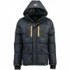 Geographical Norway Doudoune Homme Basilboli New Manteaux Couleur Bleu