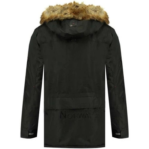 Geographical Norway Parka Homme Abiosaure Manteaux Couleur Noir 5 Geographical Norway Parka Homme Abiosaure Manteaux Couleur Noir – Image 3
