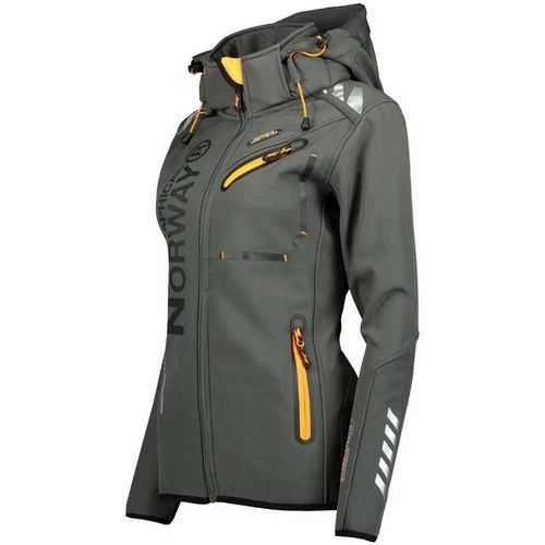 Geographical Norway Softshell Femme Reine A Sweats & Polaires Couleur Gris 4 Geographical Norway Softshell Femme Reine A Sweats & Polaires Couleur Gris – Image 2