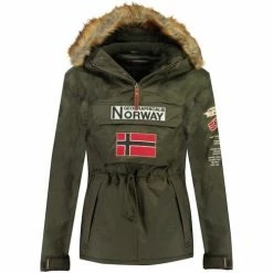 Geographical Norway Parka Homme Barman CO068 Manteaux Couleur Kaki