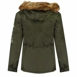 Geographical Norway Parka Homme Barman CO068 Manteaux Couleur Kaki -Geographical Norway Soldes 18763688 500 C