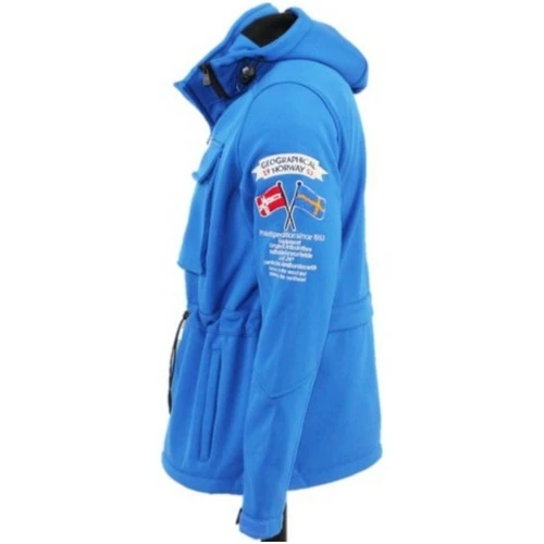Geographical Norway Softshell Homme Target Sweats & Polaires Couleur Bleu 4 Geographical Norway Softshell Homme Target Sweats & Polaires Couleur Bleu – Image 2