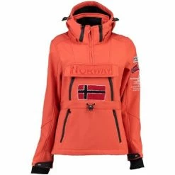 Geographical Norway Softshell Femme Topale 007 Sweats & Polaires Couleur Orange