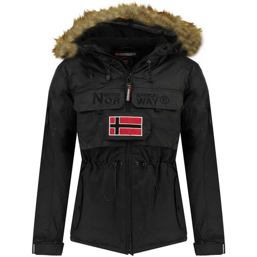 Geographical Norway WR032HGN-BLACK Manteaux Couleur Noir 3 Geographical Norway WR032HGN-BLACK Manteaux Couleur Noir