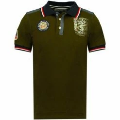 Geographical Norway Polo Homme Kemium T-shirts & Polos Couleur Kaki