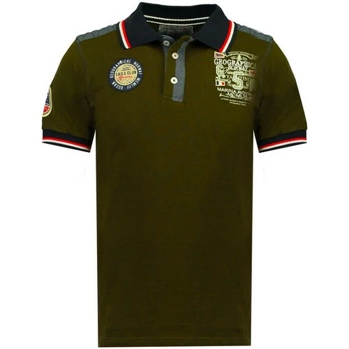 Geographical Norway Polo Homme Kemium T-shirts & Polos Couleur Kaki 3 Geographical Norway Polo Homme Kemium T-shirts & Polos Couleur Kaki