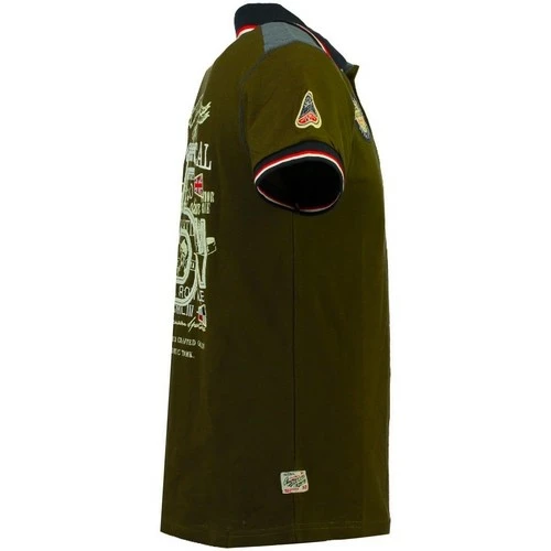 Geographical Norway Polo Homme Kemium T-shirts & Polos Couleur Kaki 4 Geographical Norway Polo Homme Kemium T-shirts & Polos Couleur Kaki – Image 2