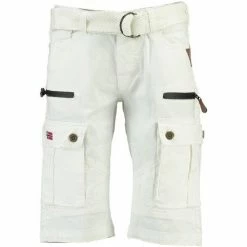Geographical Norway Bermuda Homme Pologne Shorts & Bermudas Couleur Blanc