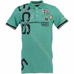 Geographical Norway Polo Homme Kilian T-shirts & Polos Couleur Turquoise