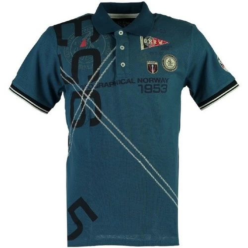 Geographical Norway Polo Homme Kilian T-shirts & Polos Couleur Bleu -Geographical Norway Soldes 19702321 500 A