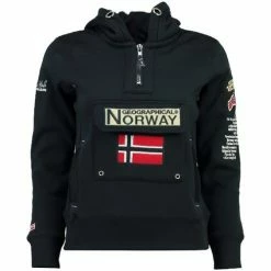 Geographical Norway Sweat Fille Gymclass New A100 Sweats & Polaires Couleur Bleu