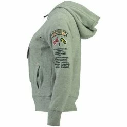 Geographical Norway Sweat Fille Gymclass New A100 Sweats & Polaires Couleur Gris -Geographical Norway Soldes 19714134 500 C