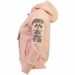 Geographical Norway Sweat Fille Gymclass New A100 Sweats & Polaires Couleur Rose -Geographical Norway Soldes 19714136 500 C