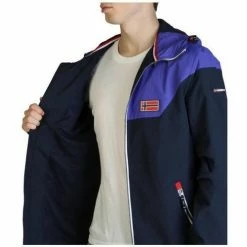 Geographical Norway Afond-man-blue Vestes Couleur Bleu -Geographical Norway Soldes 19821065 500 E
