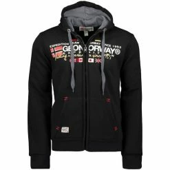 Geographical Norway Sweat Homme Galiator 100EO Sweats & Polaires Couleur Noir