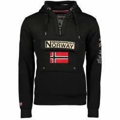 Geographical Norway Sweat Homme Gymclass DB100 Sweats & Polaires Couleur Noir
