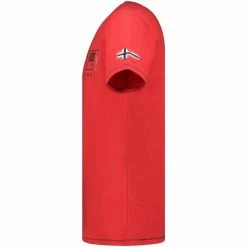 Geographical Norway Tshirt Homme Jasic T-shirts & Polos Couleur Rouge -Geographical Norway Soldes 20012399 500 D