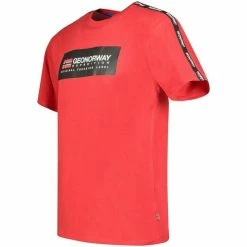 Geographical Norway Tshirt Homme Jathlete T-shirts & Polos Couleur Rouge -Geographical Norway Soldes 20016967 500 C