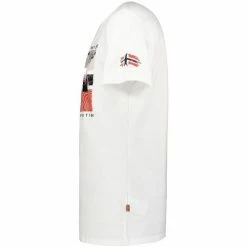 Geographical Norway Tshirt Homme Jeologic T-shirts & Polos Couleur Blanc -Geographical Norway Soldes 20016974 500 D