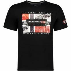 Geographical Norway Tshirt Homme Jeologic T-shirts & Polos Couleur Noir