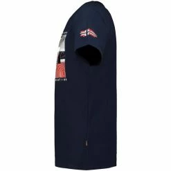 Geographical Norway Tshirt Homme Jeologic T-shirts & Polos Couleur Bleu -Geographical Norway Soldes 20016978 500 D