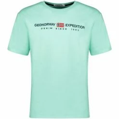Geographical Norway Tshirt Homme Jondo T-shirts & Polos Couleur Turquoise