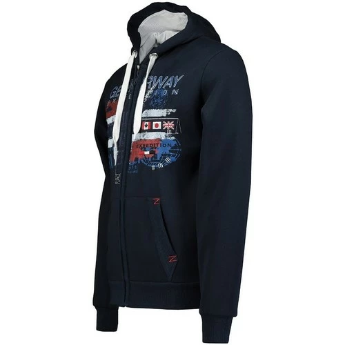 Geographical Norway Sweat Homme Getchup Sweats & Polaires Couleur Bleu 5 Geographical Norway Sweat Homme Getchup Sweats & Polaires Couleur Bleu – Image 3