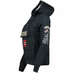 Geographical Norway Sweat Femme Gymclass HZ007 Sweats & Polaires Couleur Bleu -Geographical Norway Soldes 20019102 500 C