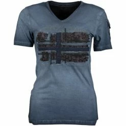 Geographical Norway Tshirt Femme Jepson T-shirts & Polos Couleur Bleu